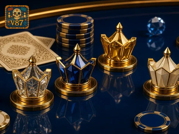 Tampilan lobi V87 Casino untuk pengguna Indonesia di perangkat mobile